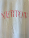 "MERTON" ロゴTシャツ