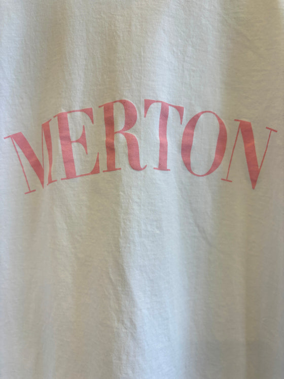 "MERTON" ロゴTシャツ