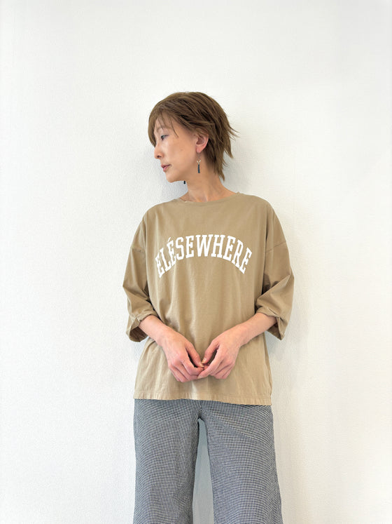 "ELESE  WHERE" ロゴTシャツ