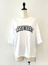 "ELESE  WHERE" ロゴTシャツ