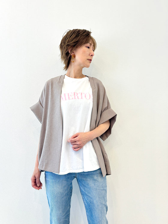 "MERTON" ロゴTシャツ