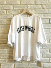 "ELESE  WHERE" ロゴTシャツ